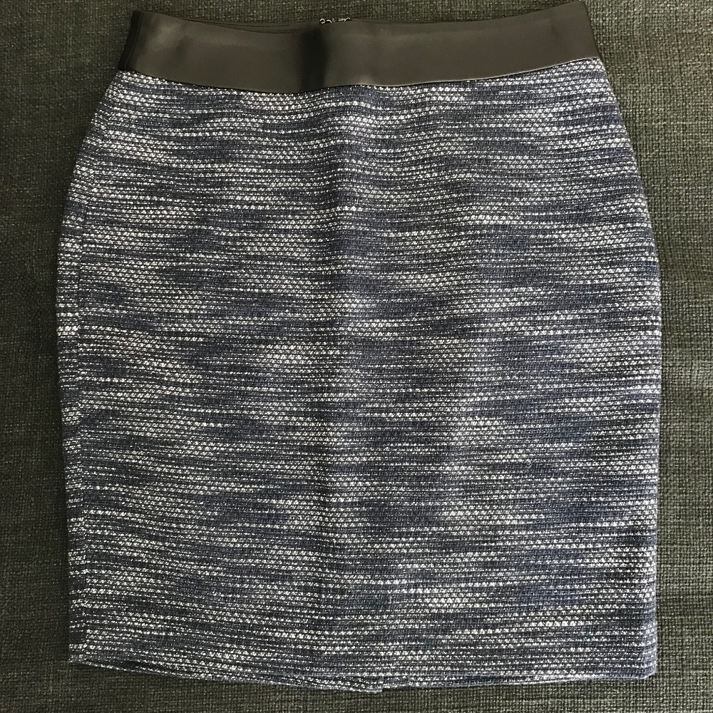 ANN TAYLOR Tweed Mini-Pencil Skirt – Size 0P